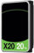 JXCHSWOU Disco Duro Exos X20 de 20 TB, 7200 RPM, SATA, 6 GB/s, 256 MB de caché, 3,5 Pulgadas, 20 TB, for PC de Servidor empresarial
