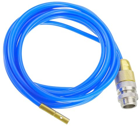 Dispositivo de limpieza de tubos de agua a alta presión, limpiador de desagües en tubo, tubo de limpieza para grifo, limpieza de tubería para tubos M22 M24 y 1/2 pulgada Incluye juntas y 3 metros de