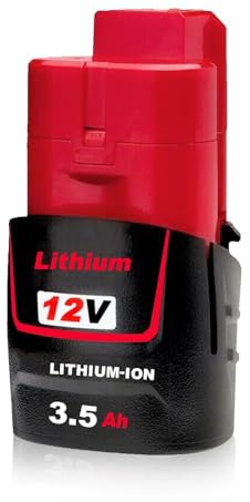12V 3.5Ah Replacement for Milwaukee 12v Battery M-12B M-12 Xc 48-11-2430 48-11-2420 48-11-2411 48-11-2401 48-11-2402 12 Volt M-12 Cordless Tools Batteries