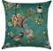 WEIANG Kissen Vintage Floralreen Leaf Rot Rose Vogel Malerei Dicke Baumwolle Leinen Doppelseitig 18 x 18/45 x 45 cm Überwurf Kissen Fällen 20