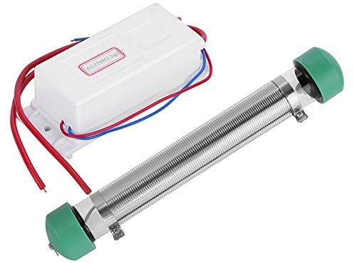 Generador de Ozono, AC 220V 7.5g Tubo Generador de Ozono Purificador de Aire de Agua Esterilizador Limpiador Desodorante Limpiador Esterilización de Frutas Vegetales Oficina en el