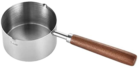 Olla pequeña con Acero Inoxidable, con Boquilla Doble vertido, para inducción/Estufas eléctricas, Cocina