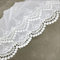 3 Yard 14cm Breite Vintage Spitzenborte Spitzenband Spitzenbordüre Stickerei Dekoband Zierband Spitze Blumenband Borte für Nähen Handwerk Dessous Hochzeitskleid Hochzeit Haus Deko,Weiss