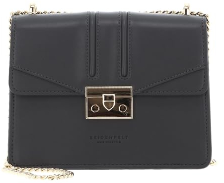 Seidenfelt Roros - Schultertasche 21 cm anthracite/gold
