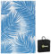 Outsunny Reversible Outdoor Rug with Carry Bag, Waterproof Plastic Straw Mat for Garden, Deck, RV, Picnic, Beach, Camping, 182 x 274cm, Blue and Cream