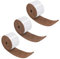 Filzgleiter Selbstklebend, 3 Rollen Selbstklebendes Filz für Möbel (100cm * 1.5cm),Filzunterlage für Stühle,Stark Klebendes Gleitmatten Band, Bodenschutz, für Stühle,Braun