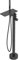XJTNLB Robinet Baignoire Ilot Noir Mitigeur Cascade Bain Douche Robinets de Douche et de Baignoire En Laiton-B