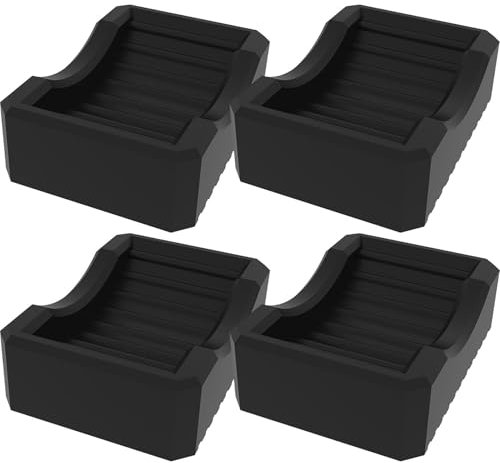 Spessori antiscivolo per griglia, livellatori in gomma, livellatori di cottura all'aperto, cuscinetti di livellamento per barbecue, 8 x 8 x 3,5 cm, 8 x 8 x 3,5 cm, kit di livellamento regolabile per