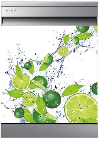 Lumalea Stickers Lave Vaisselle - Citrons 3617689982236 - Adhésif Brillant - 60x60 cm