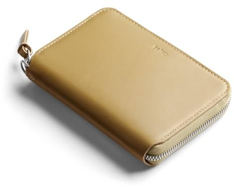 Bellroy Folio Wallet (kompaktes Folio-/Clutch-Portemonnaie aus Leder mit Platz für Karten, Geldscheine und Münzen sowie für die wichtigsten Dinge des Alltags) - Mustard