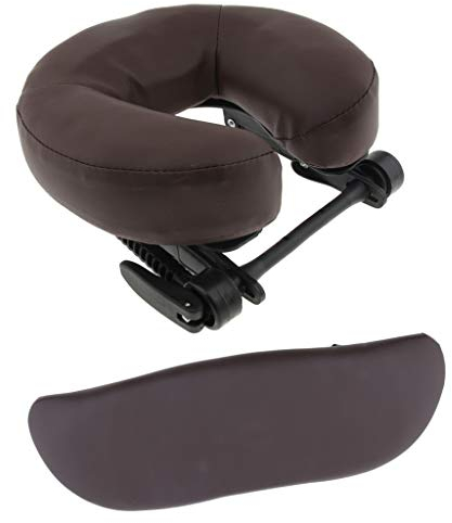 Fenteer Wiege für Massageliegen und Massage-Wiegen- mit Arm, Braun