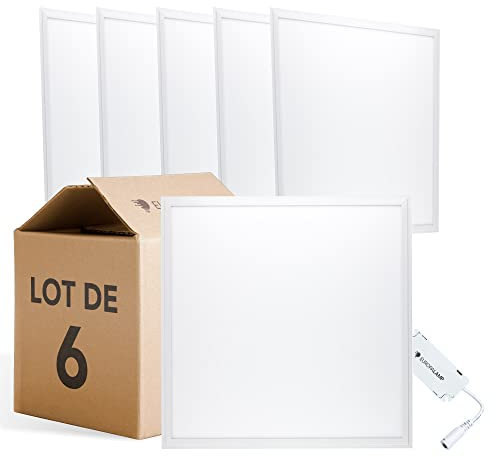 Europalamp - Piastrella LED 40 W PMMA 120 x 30 cm, colore: Bianco freddo 6000 K