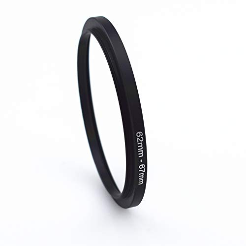 62mm bis 67mm Metall Filter-Ring,62-67mm Step up Filteradapter Ring - von Kamera Objektiv mit 62mm Filtergewinde auf 67mm Filter-Ring