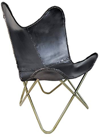 ASPECT Chaiselongue, schwarz/Gold, 70x75x90cm