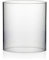 WGVI Hurricane Candle Holder Sleeve, Wide 5.5, Height 6, Clear Glass Cylinder Candleholder, Chimney Tube, Open Ended Candle Shade, 1 Piece