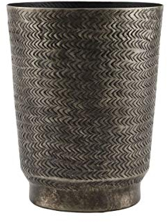 House Doctor 211230500, Blumenkasten, Oli, Mattschwarzes Finish, Aluminium