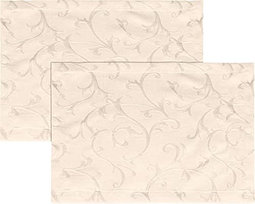 Erwin Müller Tischset Düsseldorf 2er-Pack bügelfrei Natur Größe 35x50 cm