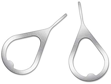 rongweiwang 2pcs / 3pcs Handy-SIM-Karten-Behälter-Nadel SIM Karte Auswerfer Entfernen Pin-Werkzeug-Wiedereinbau für Samsung