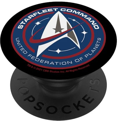 PopSocket : PopGrip Star Trek Discovery Starfleet Command Badge PopSockets mit austauschbarem PopGrip