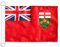 AZ FLAG Bootsflagge Ontario 45x30 cm, Aussenverwendung - Ontario Bootsfahne Aus Gestricktem Polyester Mit Plastikringen