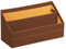Rhodia 194600C - Briefablage 25x10x14cm, aus Kunstleder, elegant und praktisch, 1 Stück, Kupfer