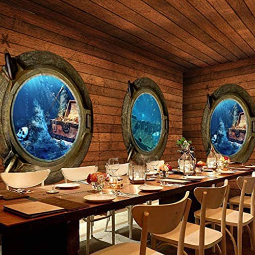 Papel Pintado 3D Cabina De Aguas Profundas Fotomurales 3D Tv Fondo Pared Dormitorio Murales Papel Tapiz Moderno