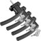 Monzana 4x Maniglia per Finestre con Serratura 4 Chiavi Perno 35mm Chiusura di Sicurezza Bambini