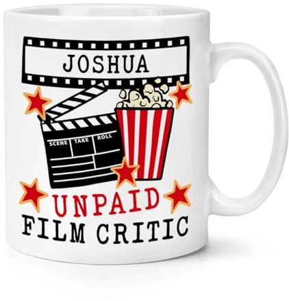 Personalised Unpaid Film Critic 10oz Mug Cup