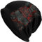 Salpica Amon Amarth Unisex-Beanie-Mütze für Männer und Frauen, Winter-Strickmütze, Totenkopf-Strickmütze, Mütze