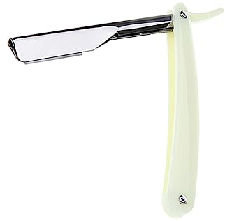 DOITOOL Handrasierer Männer Rasiermesser Aus Metall Vintage Schwarz Manuell Mit Schutz Für Bart Koteletten Reisen Friseursalon