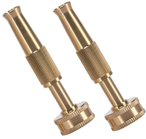 Kisangel 2pcs Hose Nozzles Adjustable Water Sprayer Nozzle Head 6mm Inner Thread Connector for Outdoor Irrigation and Lawn Watering