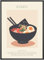 MJ-GRAPHICS - Poster Ramen - Bild mit Speisen Rezept & Zutaten - Wandbild Din A3 in Galerie Qualität mit extra dickem 300g Posterpapier - Retro Poster FineArt Kunstdruck ohne Bilderrahmen