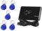 Willoghsa RFID-Lesegerät, USB, ID-Kartenleser, kontaktlos, für EM4100