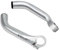 FIFTY-FIFTY Fahrrad Lenkerenden, Bar Ends Fahrrad, Aluminiumlegierung Lenkerhörnchen MTB (Poliertes Silber)