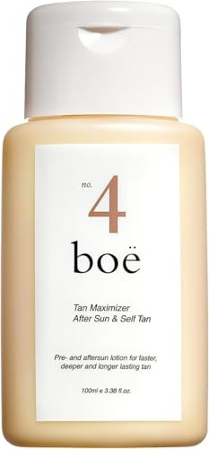 Boë After-Sun-Lotion, Selbstbräunende Bodylotion mit Hyaluronsäure, Feuchtigkeitsspendend, Für alle Hauttypen, 100 ml