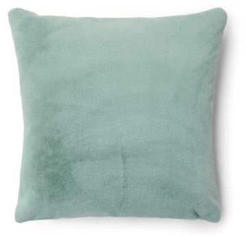ESSENZA Dekokissen Furry Surf Green, 50x50 cm - 100% Polyester - Uni