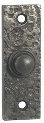Kooples Hardware Antique Bell Push 78x26mm Pewter – Vintage Doorbell Button