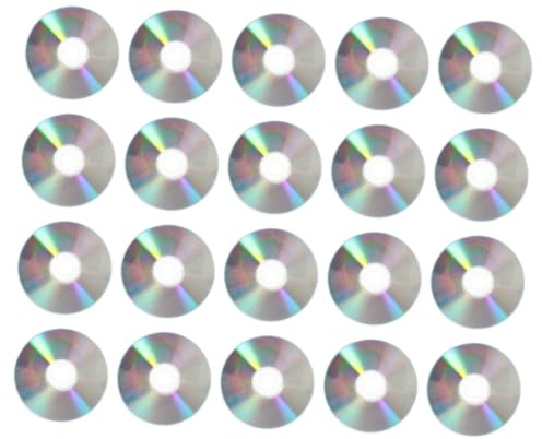 GARIOUANS 50 Stück DIY CD Discs Doppelseitig Reflektierend Bastelset für Kreative Handarbeit Kindergarten Lernspielzeug Ungiftig Sichere Heimdekoration