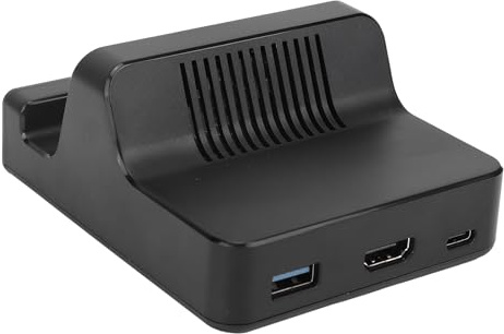 Tosuny TV -Basisständer für 2, Passform für , Geeignet für OLED, Tragbare Gaming -Konsolendock mit Cooling -Lüfter, 4K 60 Hz HD -Ausgangstyp C PD100W USB3.0 RGB Light