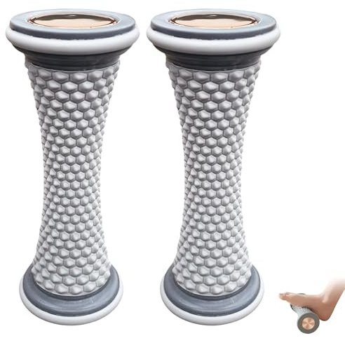 Rouleau Massage Pied Lot de 2, Masseur Pied pour Voûte Plantaire, Appareil Massage des Pieds par Acupression – Utilisation à Domicile ou à la Salle de Sport