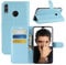 HualuBro Coque Huawei Honor 8X, Premium Étui en Cuir PU Leather Wallet Portefeuille Housse Flip Case Cover avec Cartes Slots pour Huawei Honor 8X Smartphone (Bleu)