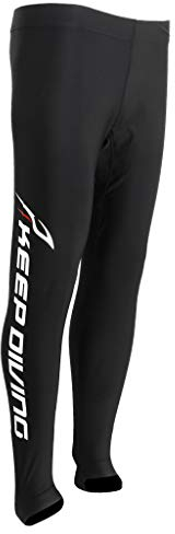 Baoblaze Herren Badehose Eng und Lang, Schwimmhose Tauchanzug Pants, Surfing Diving Snorkeling Men Warm Wetsuit Long Pants, Surfing Swimming Canoeing Legging, Surfhose Wassersport Schwarz, XL