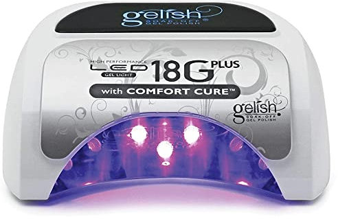 Gelish 18G Plus with Comfort Cure 36 Watt LED High Performance Gel Nail Polish Curing Light