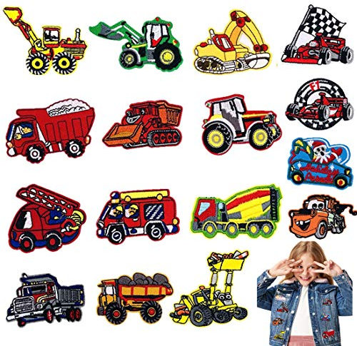 Meetlight patches zum aufbügeln,Automobil patches, Car aufnäher, bügelflicken kinder Aufbügeln für Jacken, Jeans, Rucksäcke, Kleidung