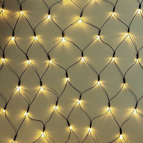 240er LED-Lichternetz Lichterkette Weihnachtslichterkette Lichtfarbe Kaltweiß innen & außen mit Trafo Kabel Grün