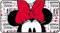 Tataway Disney Minnie Parasol Delantero Parabrisas de Coche 130x70cm Dibujos para niñas Lazo Rojo