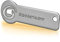 Einkaufswagenlöser ® Code24 Sternzeichen Wassermann/Schlüsselanhänger Einkaufschip mit Schlüsselfundservice/Abziehbarer Einkaufswagenchip Metall, Chip Einkaufswagen, Key Finder / 2 Jahre
