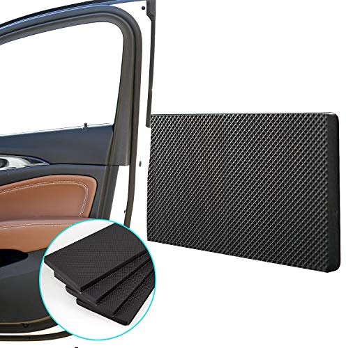 4x Protettore per pareti di garage, 40 x 12 x 2,0 cm ciascuno, Protezione Porte Auto Paracolpi Garage Pannelli Set, Protettiva per Auto Protezione a Muro per Porta Auto, autoadesivo, impermeabile