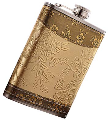 Cabilock Portable Vodka Bottle Pocket Flask Mini Stainless Steel Hip Flasks Personalised Hip Flask Kits for Men Metal Hip Flask Small Hip Flask Whiskey Hip Flask Whisky Suit Man