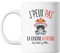 Mug Caserne pompier j'peux pas Blanc